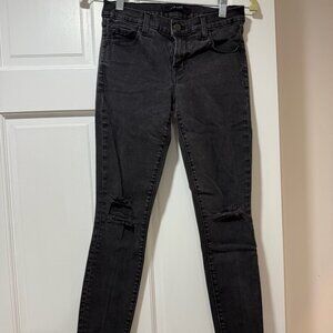 J Brand Dark Grey Skinny Denim